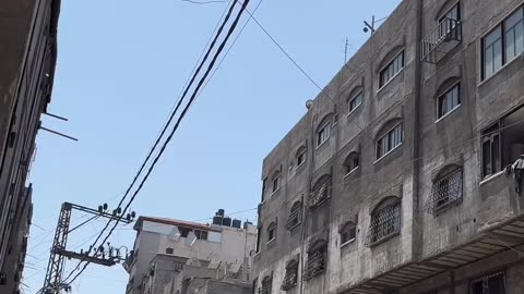 Crazy documentation from another angle of the bombing of the building in Sheikh Radwan