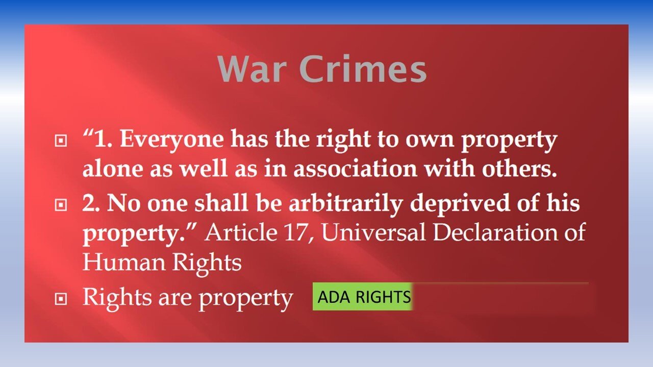 START GIVING THE UNITED STATES INC FOREIGN AGENTS, COURTS, AND SHERIFFS A BILL FOR TREASON