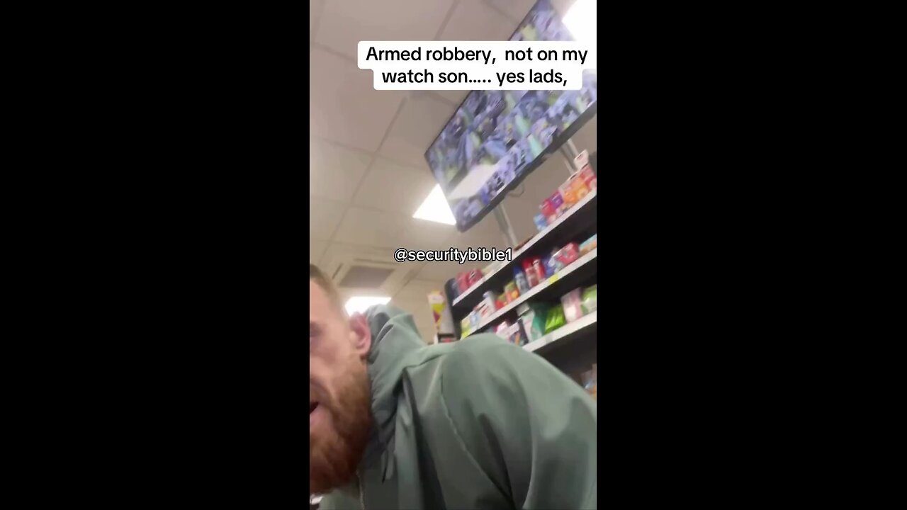 British man stops Illegal from a robbery