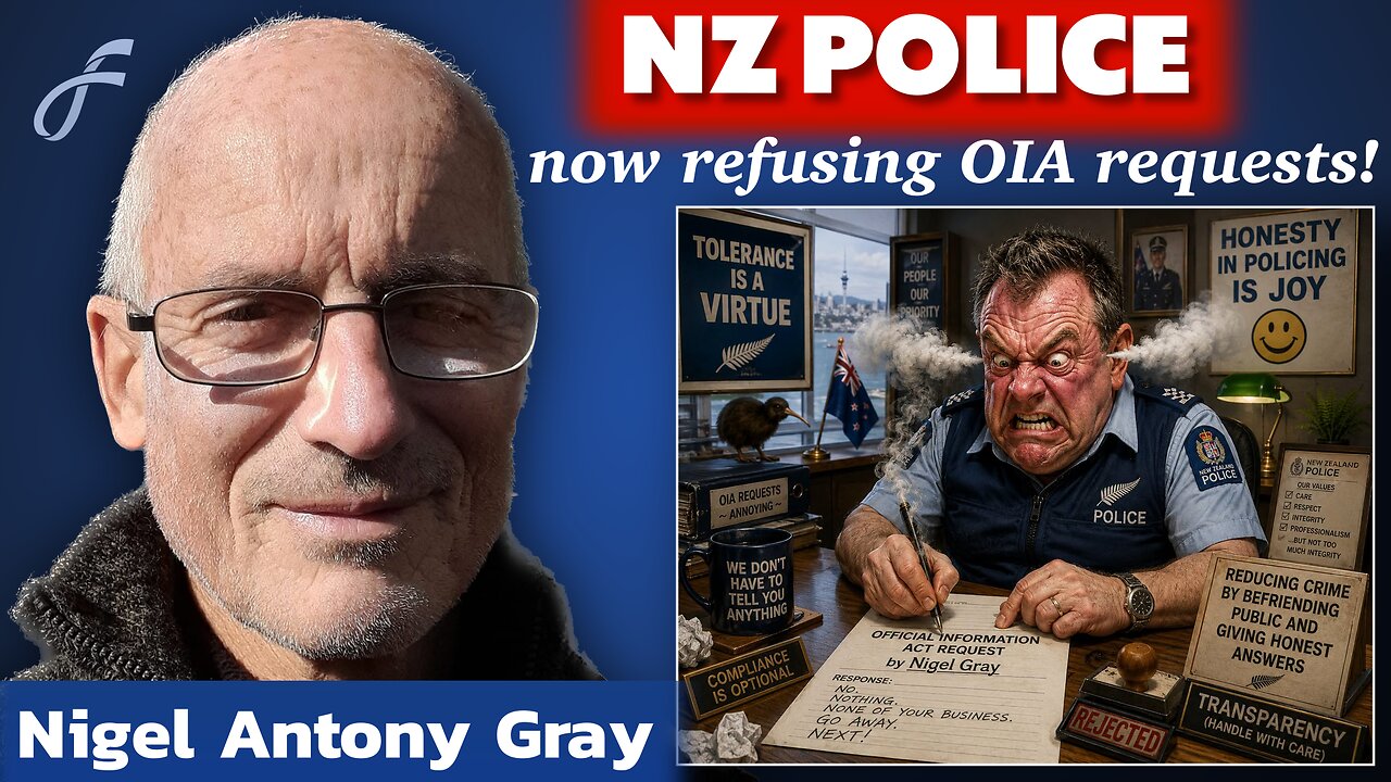 Nigel Antony Gray on Police OIA Refusals, Social Media Monitoring and Roadside Drug Testing