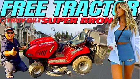Free Troy Bilt Super Bronco 21hp Briggs V-Twin & Husqvarna push Mower Mini Motherload Pick