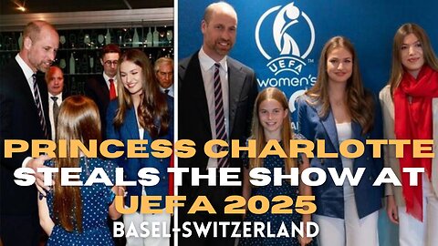 Princess Charlotte of Wales steals the show at her first football match