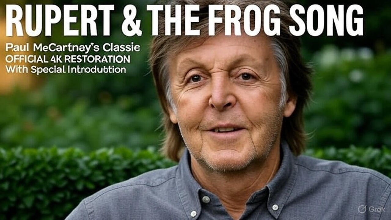 Rupert And The Frog Song - Official 4K Restoration (With Paul McCartney Introduction)