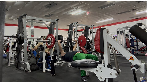 Bench Press 82.5KG/181LBs for 8 Reps