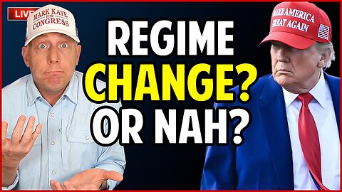 🔴 Trump Suggests Regime Change in Iran Will Make It Great Again!