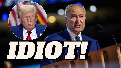 🔥IDIOT Schumer CAUGHT in Big Trump Lie!