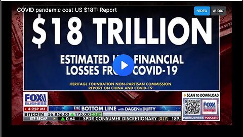 "Report: COVID Pandemic Inflicts $18T Loss on US Economy"