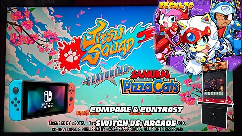 Comparing JITSU SQUAD - Nintendo Switch Vs. Arcade