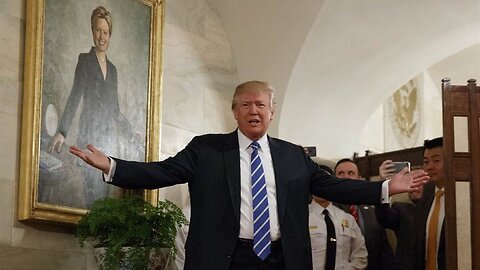 Trump Roasts A Reporter Over His Silly Question About The East Room Project