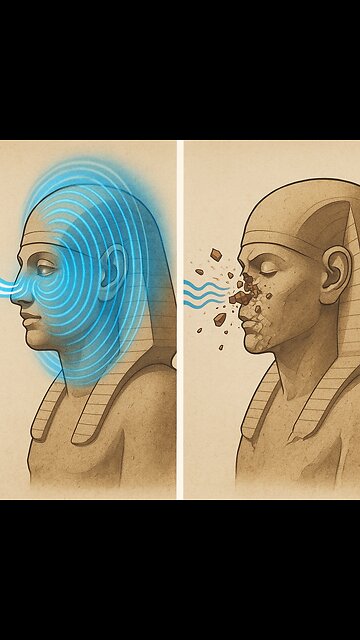 Why Are All the Ancient Egyptian Noses Broken? Frequency Wave Theory Explains