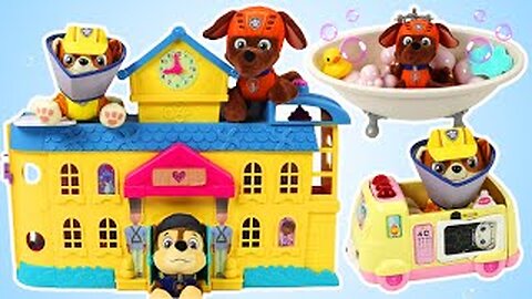 Paw Patrol Pups Get Health Checkup at Toy Hospital!