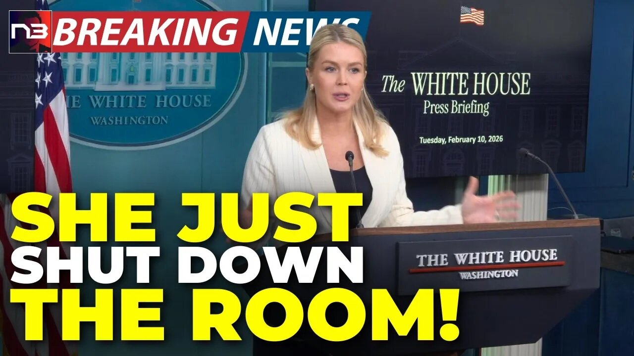 Breaking: Reporters Kept Asking About Epstein — Then Leavitt Pulled Out a List and Ended Them All