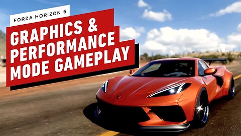 Forza Horizon 5 - Opening Race Gameplay in Performance and Quality Mode (4K 60fps)