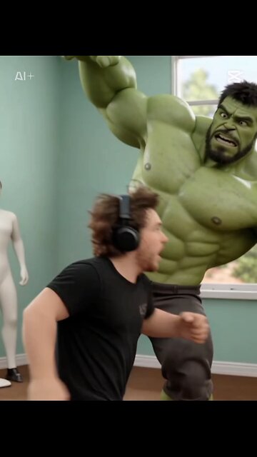 Me vs HULK [CapCut AI]