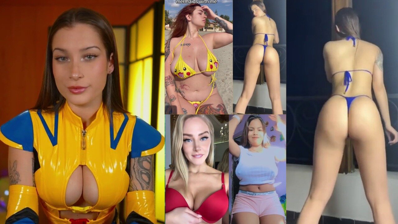 Huge Boobs / No Bra / Hard Nipples 98 - Big bank tiktok challenge ❤️ClipchampGirls 2026