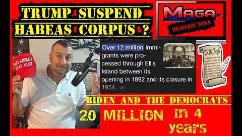 Trump Suspend Habeas Corpus ?