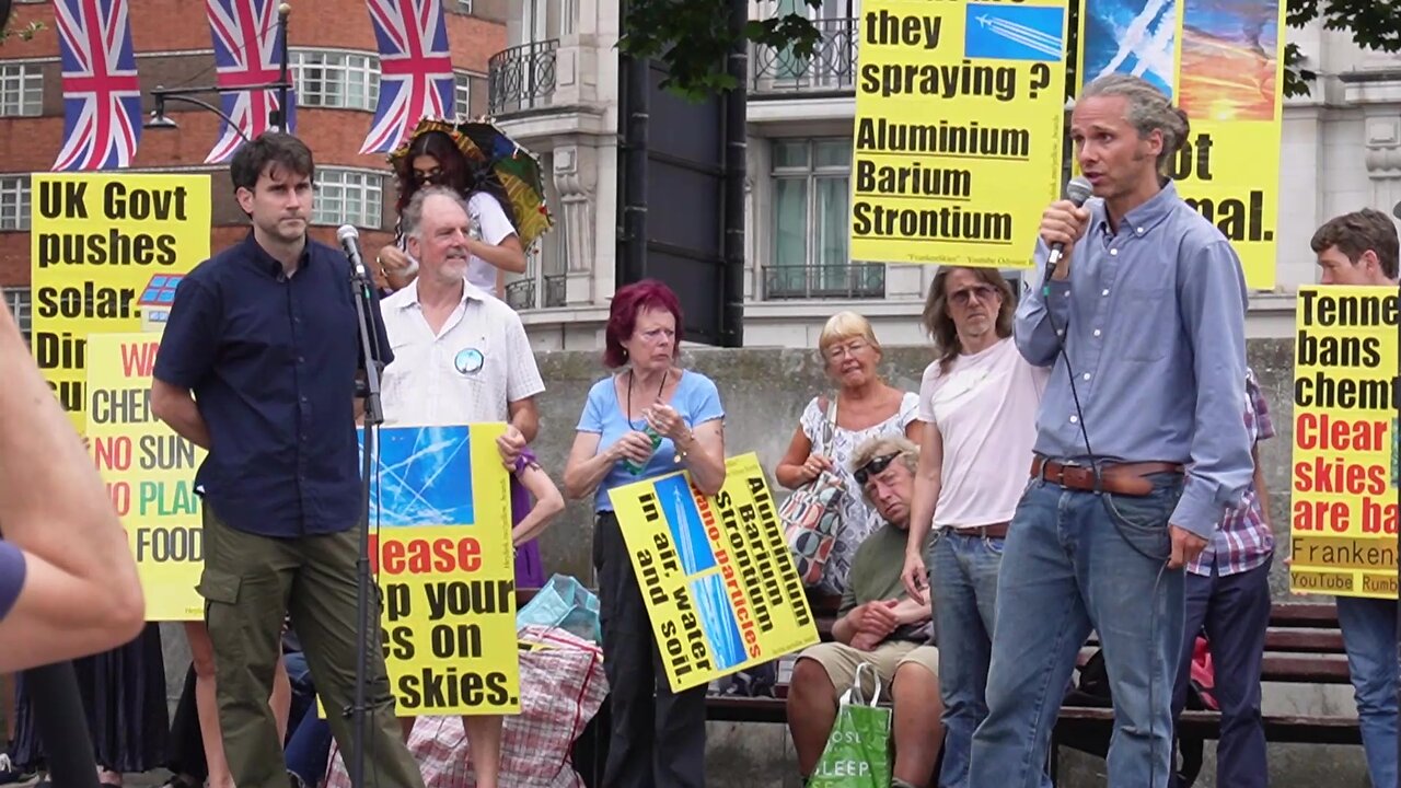 Protest against Geo-engineering: London 21st June 2025 - Part 2 Matt Landman Q and A
