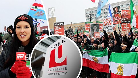 York University rally calls for support for Iranian students