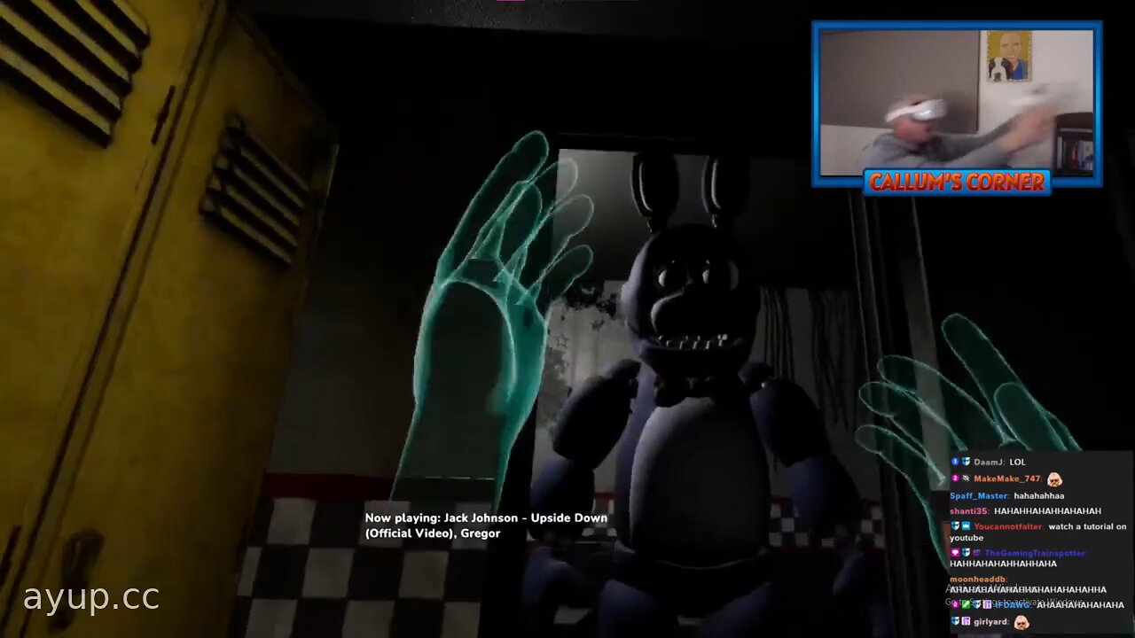 Cal plays FNAF VR poorly and miraculously beats Night 1 - Callums Corner Stream (06/02/24)