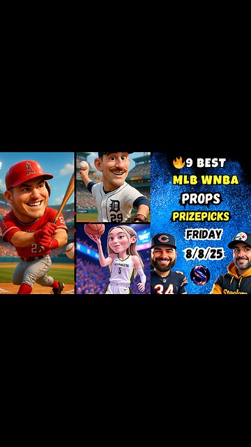🔥9 HOT FRIDAY PRIZEPICKS MLB PROPS TODAY | ⚾️ MLB PICKS TODAY 8/8
