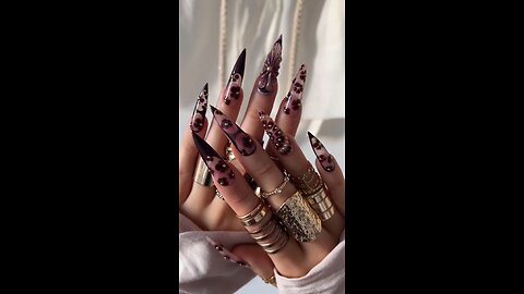 Beautiful Lavender Floral Nails 🌸 | Medium Nails with Cute Flower Art Design