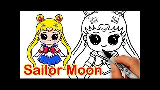 How to Draw Sailor Moon Cute and Easy