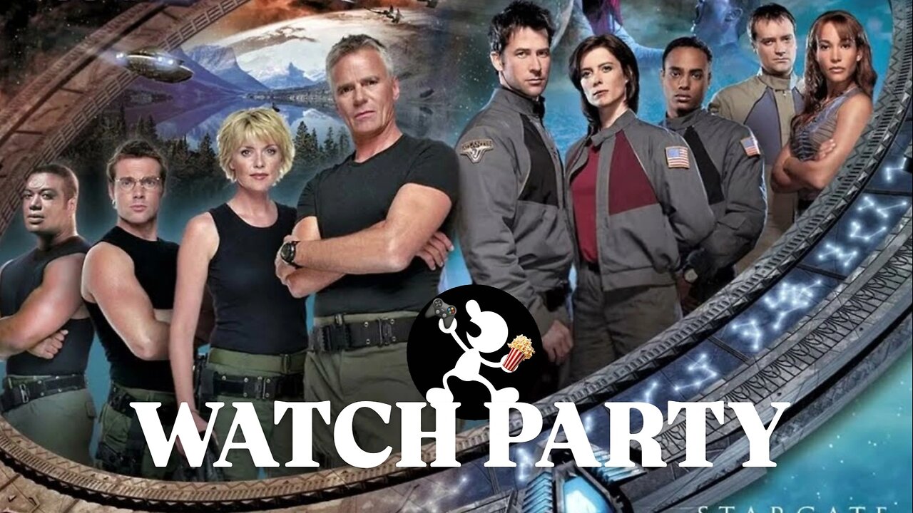 Stargate SG1 (s8 e5-6) Atlantis (s1 e5-6) | 🍿Watch Party🎬