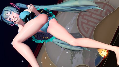 【Hot Dance】初音ミク/LE SSERAFIM-Blue Flame【MMD】