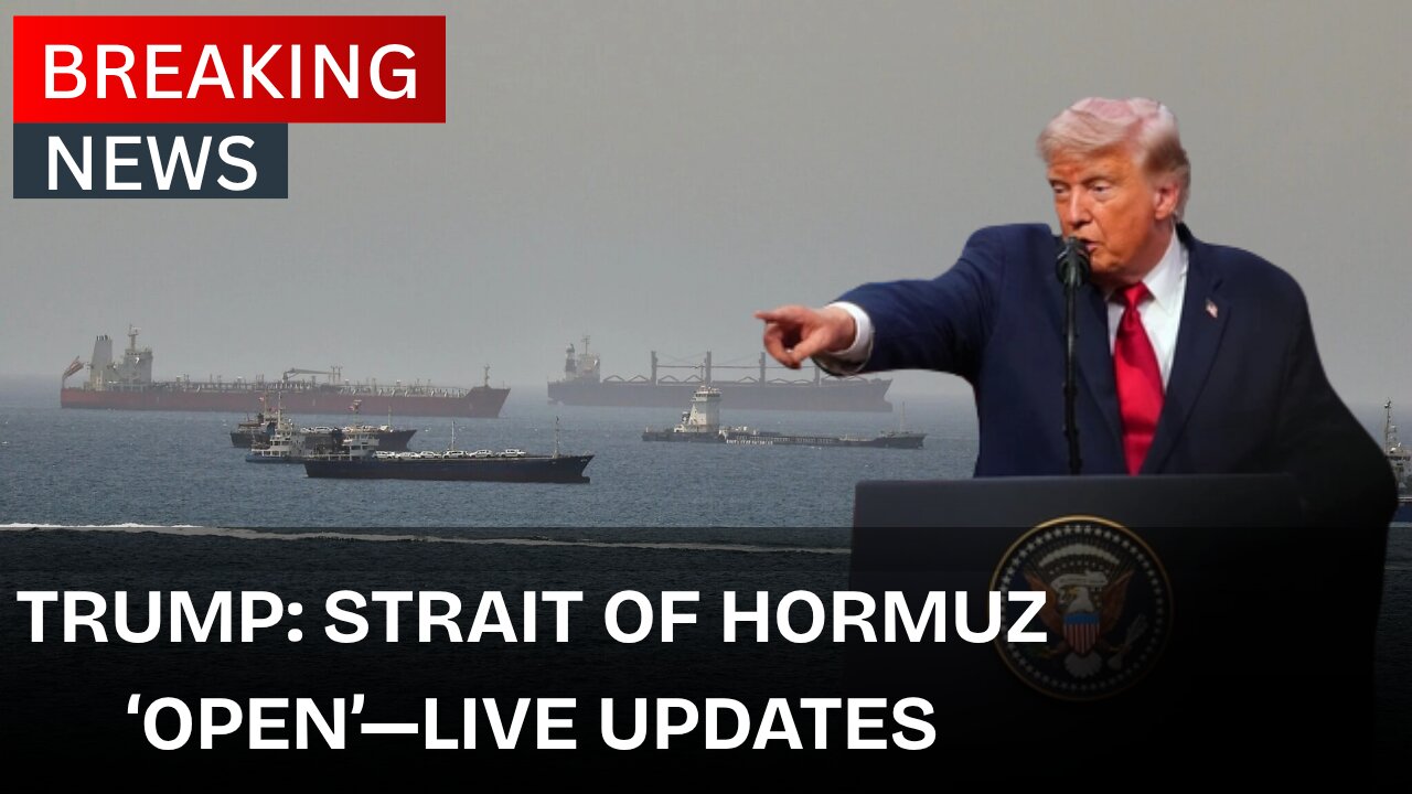 IRAN 'RE-CLOSES' HORMUZ — TRUMP FIRES BACK | LIVE UPDATES