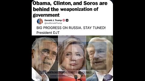 OBAMA, HILLARY, & SOROS are the architects against Trump and the American people