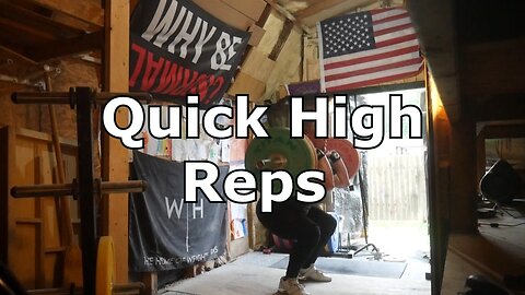 Commentary - Quick high reps