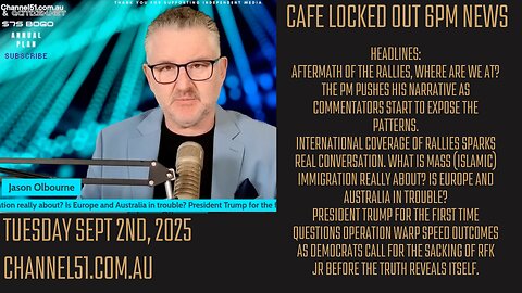 Cafe Locked out 6pm News: Tuesday September 2nd