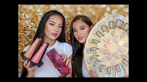 FULL FACE USING NEW MAKEUP! The Badura Twins