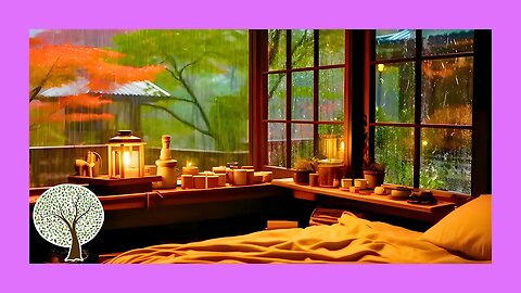 These MUSIC cuts 90% of the time spent | Sleep Music with Rain Sounds 💧 Relaxing Music