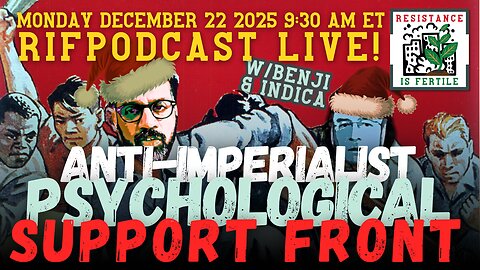 RIF Podcast Live Monday December 22, 2025