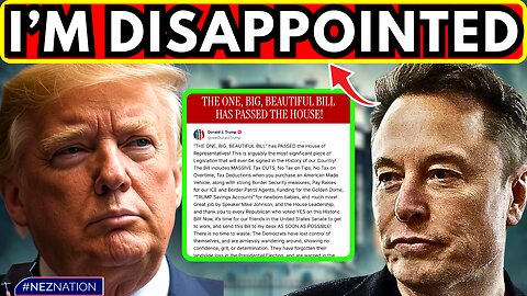 The Bill That Divides Trump & Elon, Let me EXPLAIN why I LOVE THIS!