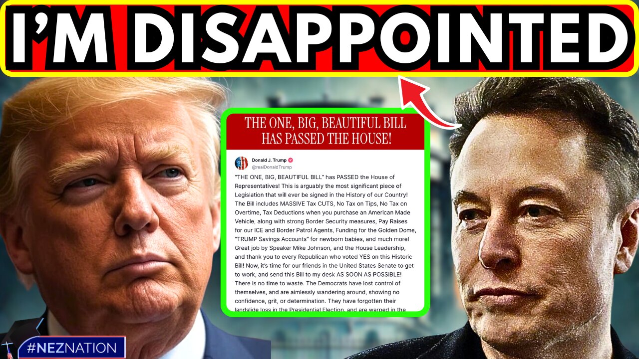 The Bill That Divides Trump & Elon, Let me EXPLAIN why I LOVE THIS!