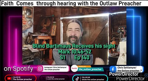 Blind Bartimaus Receives his sight Mark 10:46-52 S1 Ep 140