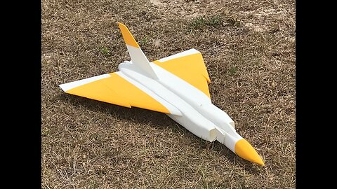 3D Printed RC Avro Arrow 50 mm EDF Maiden Flight