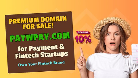 PayWpay.com – Premium Domain for Payment & Fintech Startups