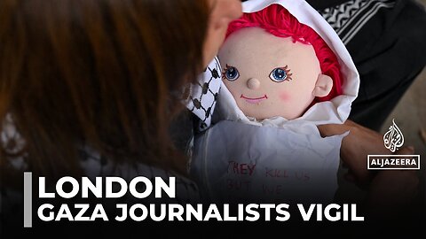 Vigil in London: Media workers denounce killing of journalists in Gaza