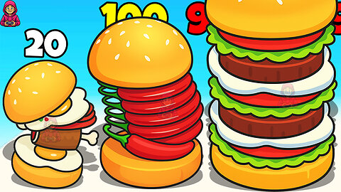 ЭТО САМЫЙ ОГРОМНЫЙ БУРГЕР В МИРЕ ЭВОЛЮЦИЯ ЕДЫ Burger Master Cooking Games