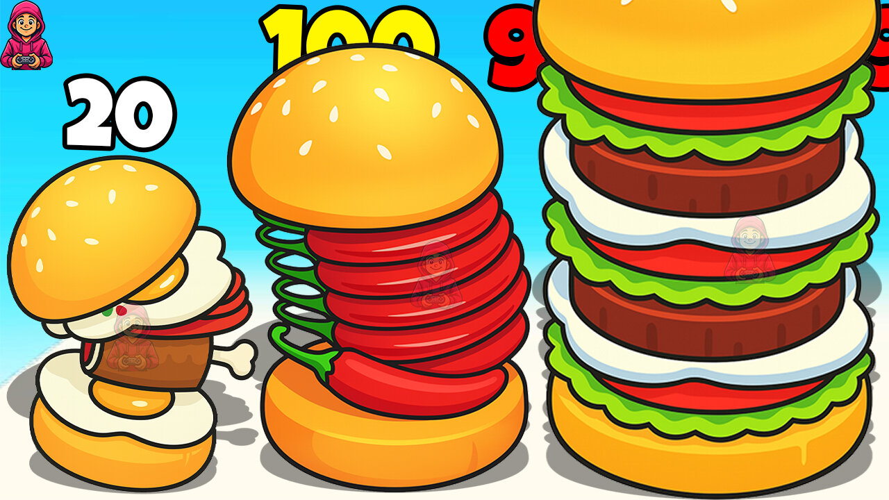 ЭТО САМЫЙ ОГРОМНЫЙ БУРГЕР В МИРЕ ЭВОЛЮЦИЯ ЕДЫ Burger Master Cooking Games