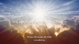 Cornerstone Free Church Worship Service - July 13, 2025