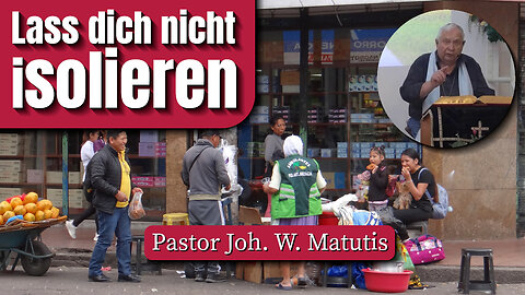 Lass dich nicht isolieren