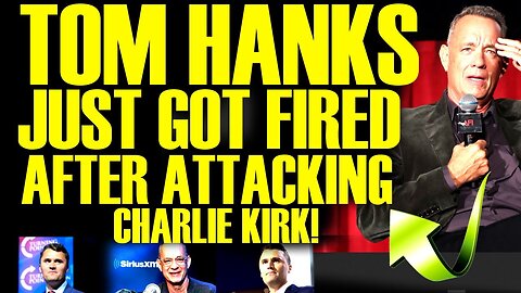 Tom Hanks FIRED BY STUDIO After Mocking Charlie Kirk & Trump Supporters! These Details Get WORSE!