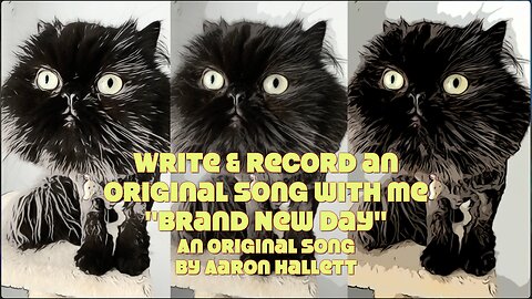 Write & Record an Original Song With Me "Brand New Day" an Original Song by Aaron Hallett