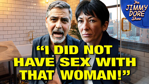 George Clooney DENIES Claims Of Bathroom Sex With Ghislaine Maxwell!