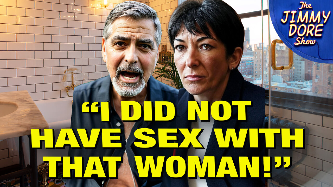George Clooney DENIES Claims Of Bathroom Sex With Ghislaine Maxwell!