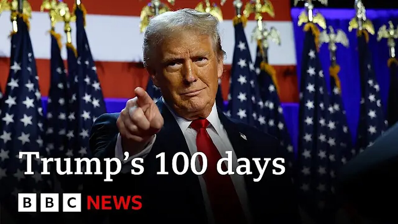 Donald Trump marks 100 days of second term | BBC News